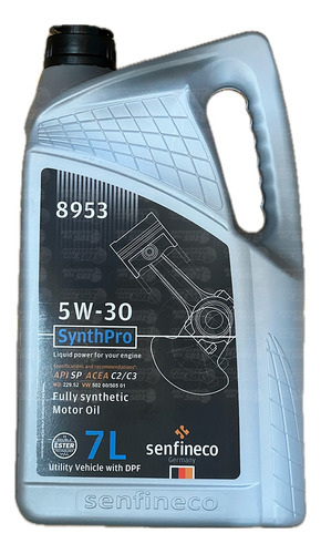 Aceite Motor 5w30 Sintético Senfineco Para Dpf 7 Litros