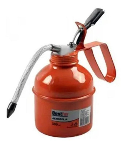 Almotolia Bico Flexível Para Lubrificação 500ml Bestfer
