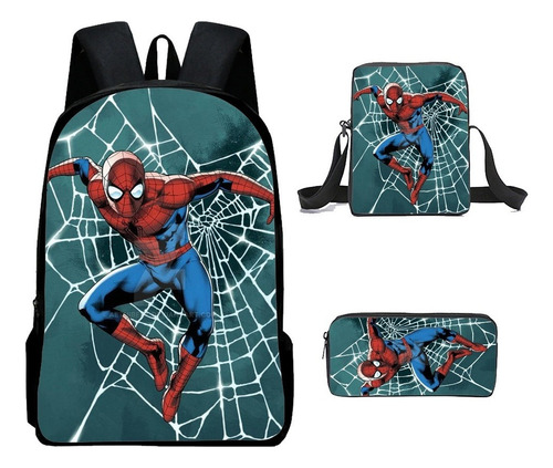 Mochila Con Estampado De Spiderman De Disney Marvel Para Est