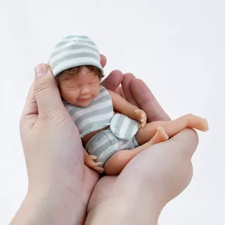 Jizhi Miniatura Reborn Baby Dolls Silicone Full Body-cuerpo