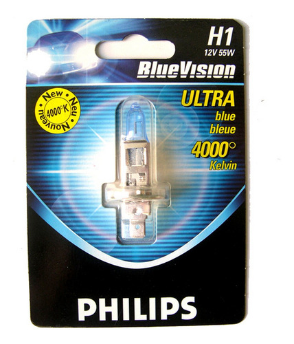 Lampara Philips H1 12v.55v.p14 5.5 Blue Vision
