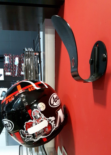 Kit Com 5 Unidades Do Suporte De Parede Para Capacete Moto