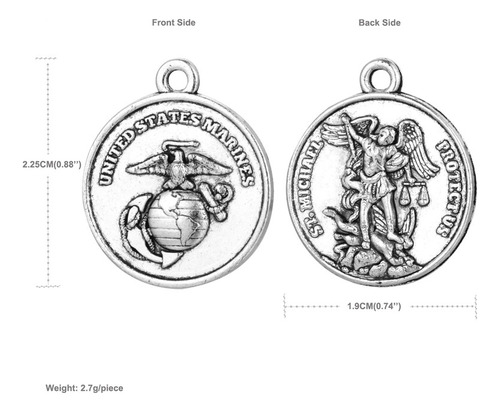 Colgantes Con Forma De Medalla De El Arcángel San Miguel Pro