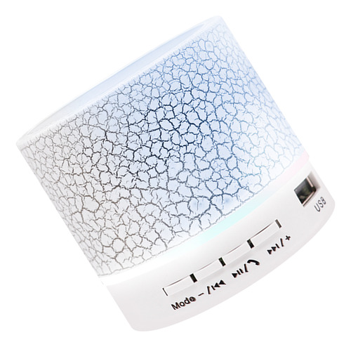 Mini Altavoz Inalámbrico Bt Con Luces De 7 Colores Para Viaj