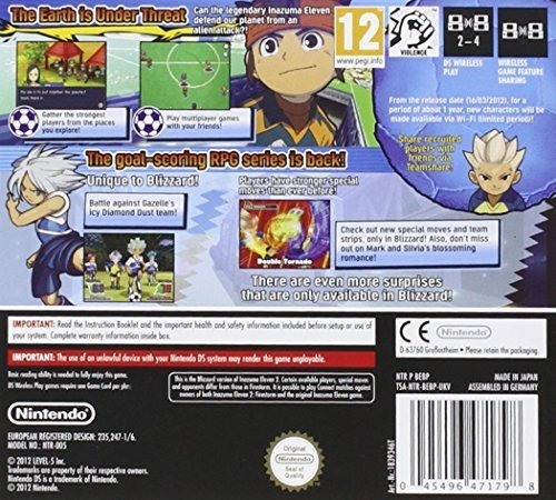 Inazuma Eleven 2 Blizzard Nintendo Ds