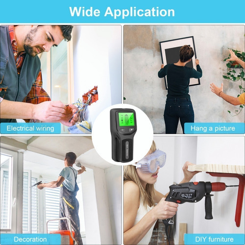 Detector De Escáner, Tubo De Pared, Pvc, Agua, Madera, Alambre De Metal, Color Negro
