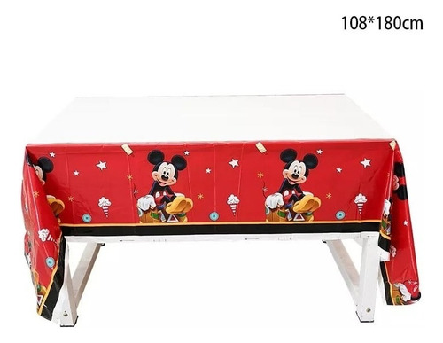 Mantel Decorativo Con Diseños Infantiles Para Cumpleaños Color Variado Mickey mouse 1