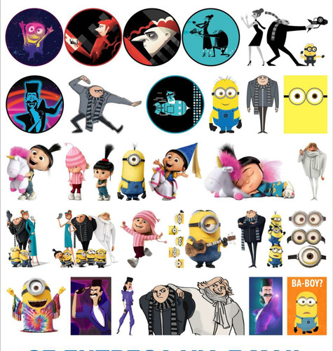 Villano Favorito! 124 Vectores. Super Exclusivos! Estampas!