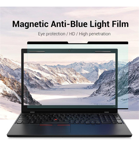 Mz Tela Magnética De Luz Azul Para Laptop De 14 Polegadas