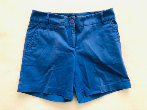 Shorts Azules De Algodon Talbots Originales