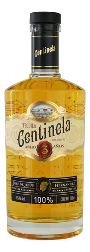 Tequila Centinela 3 Años Premium 100% Agave 750ml