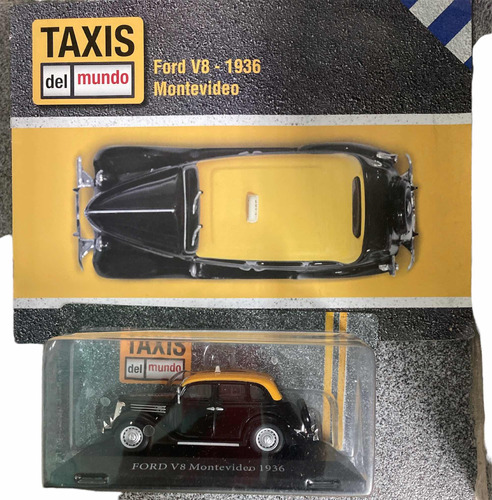 Colección Taxis Del Mundo Ford V8-montevideo 1936 Y Revista