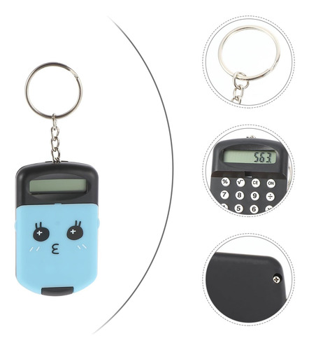Mini Calculadora Llavero Portátil Lindo Calculadora De 2 Pie
