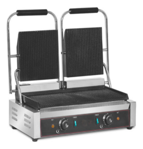 Sandwichera Electrica Grillada Doble Heg-813