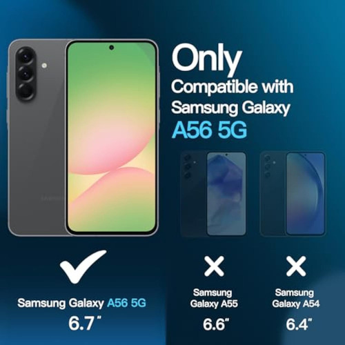 Funda Esmerilada De Teléfono For Samsung A56 5g + 2 Mica