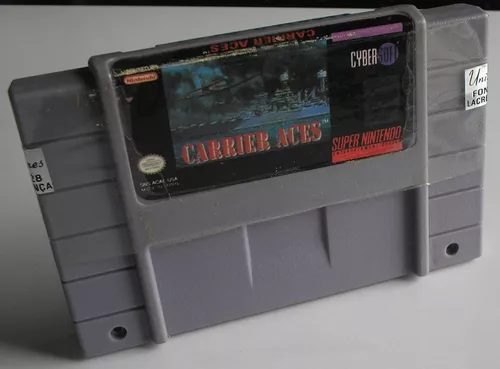 Carrier Aces (guerra Avião) Super Nintendo Paralela Usada