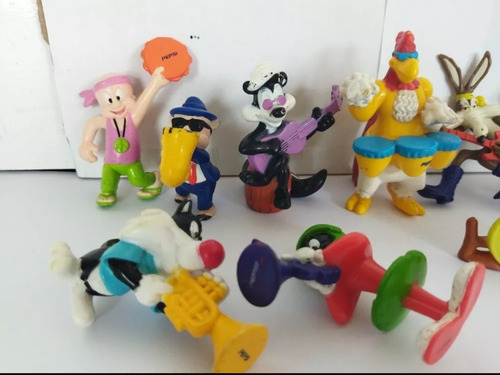 Looney Tunes Figuras Porky Taz Pepe Le Pew Pepsi Rock (Usado)