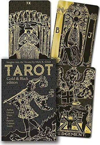 Tarot Gold & Black Edition, De Arthur Edward Waite. Editorial Llewellyn En Inglés