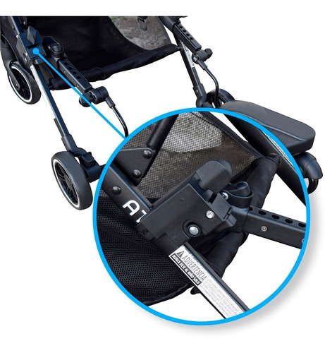 Imagen 4 de 8 de Patineta Infanti Plataforma Cochecito Universal Para Hermano