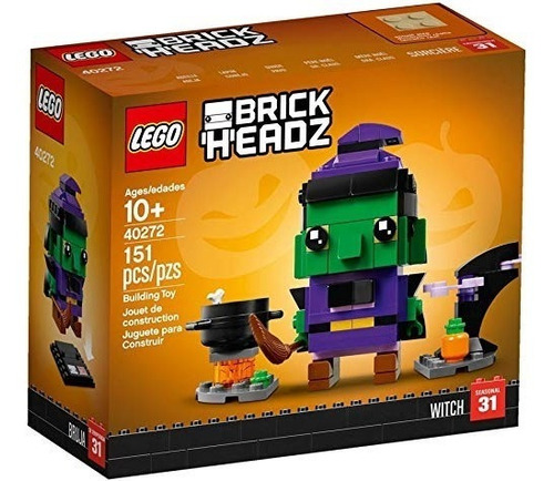 Lego Brickheadz Bruja De Halloween 40272