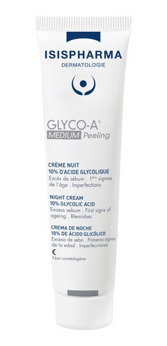 Crema De Noche Glyco-a Medium Peeling - Isispharma 30 Ml