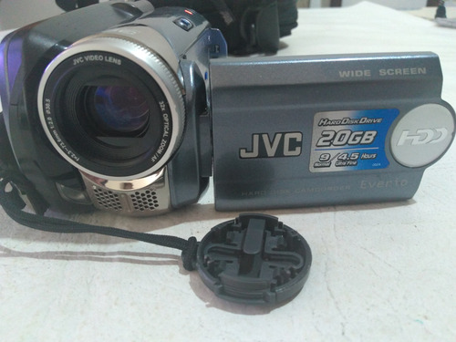 Filmadora Jvc Gz Mg27u C/disco Rigido 20gb 5hs De Grabacion Gris Oscuro (Usado)