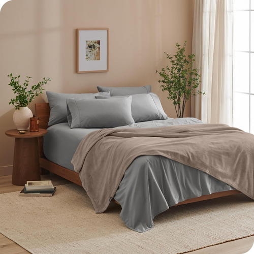 Frazada Manta Plush Flannel 240 X 190cm Térmica Ultra A Soft Marrón Claro Liso