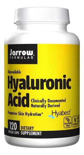 Jarrow Formulas Hyaluronic Acid Hialuronico 120 Cápsulas