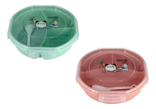 Pack Con 8 Toppers Loncheras Box Lunch Infantil Con Cuchara