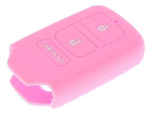 Nova Chave Remota Sem Chave Carro Fob Caso Jaqueta Rosa