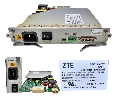 Olt Zte C320 02u 19 10g Uplink Smxa/3 Pram Ac S / Placa
