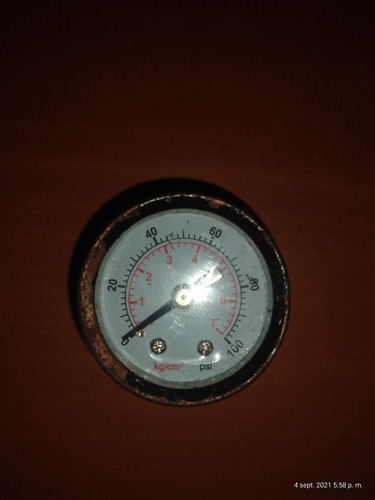 Reloj Manómetro 0 - 100 Psi Rosca 1/4 Npt