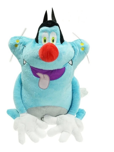 Peluche De Oggy Y Las Cucarachas 35.5 Cm Importado De Asia 