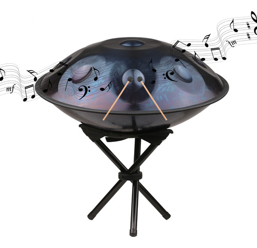 Instrumento De Percusión Notes 10 Tambor Handpan Hand Stainl