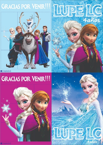 20 Libritos Para Colorear Pintar Frozen Personalizado