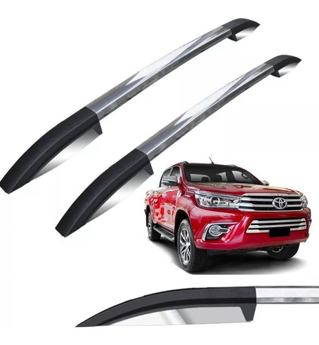 Longarina Rack De Teto Hilux 2016 17 18 2019 Elite Bepo