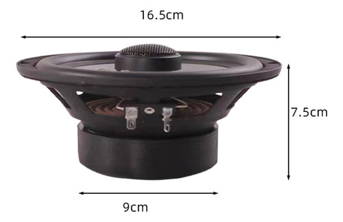 Kit Estéreo De Bocina De 12 V, Un Par, Universal, 80 W, Refe