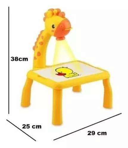 Mesa Mix 4 em 1 Projetor Infantil Estimulo e Aprendizado das