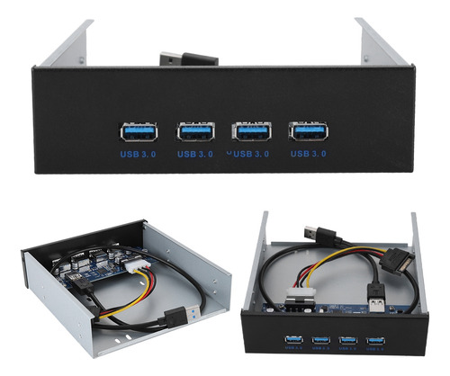 Soporte De Panel Frontal Usb Cd Rom Driver Hub Pci-e A 4