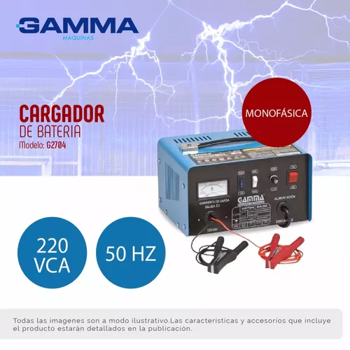 Cargador De Bateria Para Auto 20 Amp 12/24v G2706 Gamma