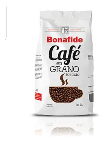 Cafe Tostado Natural Bonafide Blanco X 1kg