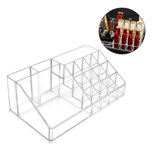 Imagen 7 de 9 de Organizador De Labiales Maquillaje Cosmetiquero Joyero