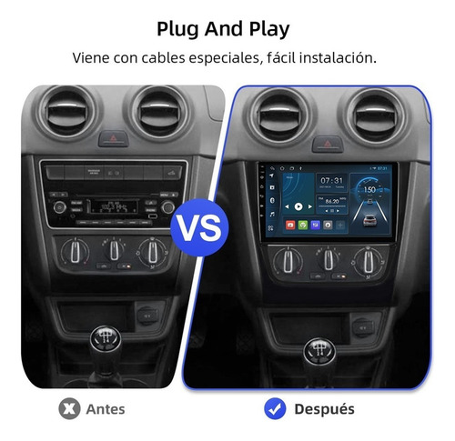Estéreo Cámara For Volkswagen Vw Gol Saveiro 2014-2016 Gps