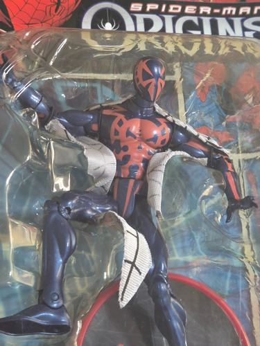 Figura Spiderman Origins Spider Man 2099 Capa Removible 2006