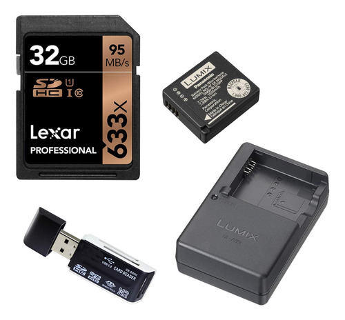 Panasonic Dmw Zstrv Lumix Bateria Cargador Externo Viaje