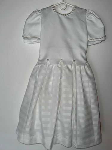 Vestido Primera Comunión Talla 10 Con Cintillo