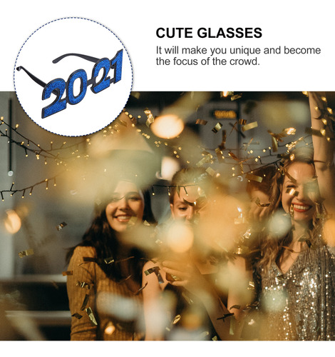 Gafas De Fiesta De Año Nuevo 2021, Gafas Digitales, Navidad,