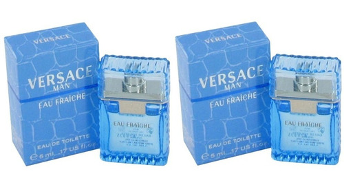 Versace Man Eau Fraiche (pack De 2 X 0.17 Oz) De Gianni