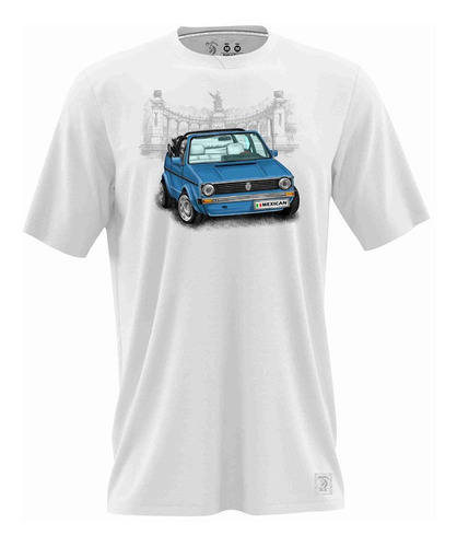 Playera Cabrio Azul Niño