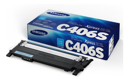 Toner Samsung Mod. Clt-c406s Cyan 1,000 Pag.